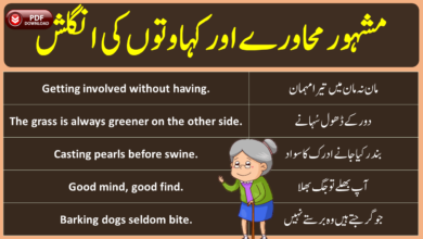 English Vocabulary In Urdu For Body Actions And Movements - Angrezify