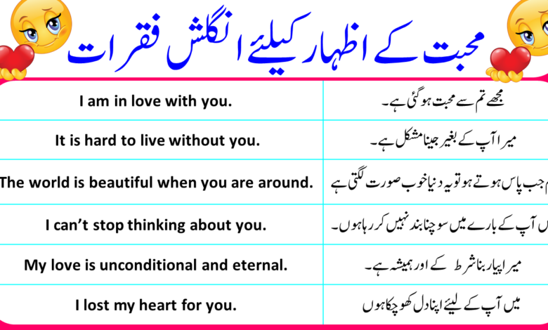 Urdu has 18 words to express love & English 1; how does one translate?